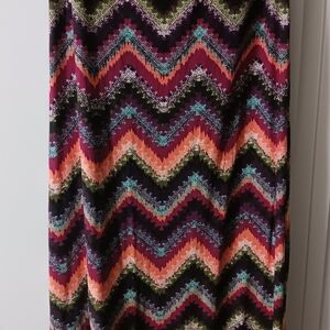 Ardene Vibrant Chevron Maxi Skirt